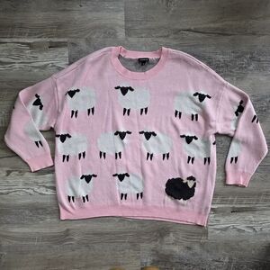 Torrid Sheep Crew Neck Pullover Sweater Size Large